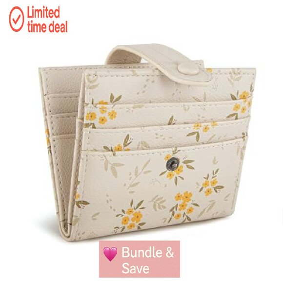 Slim RFID Bifold Wallet with Zipper Coin Pocket & 8 Card Slots - Picture 4 of 7